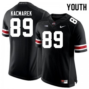 Youth Will Kacmarek Black Ohio State Buckeyes #89 Football NCAA Jersey 450498-179