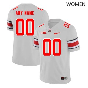Women Custom Gary Ohio State Buckeyes #00 Football University Jersey 607329-232